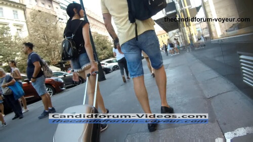 Candid Short Shorts Exposed Ass2